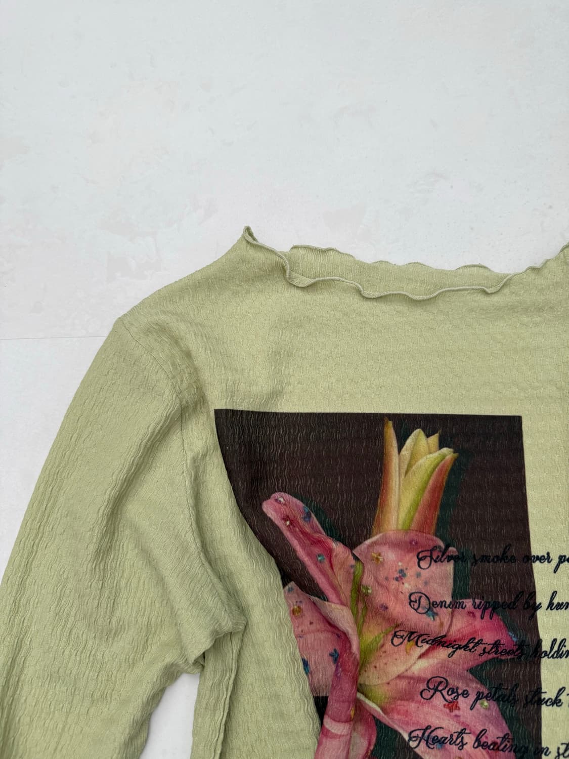 언발 컷아웃 플라워탑  상품이미지5