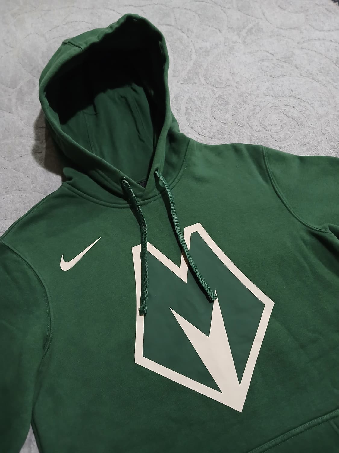 나이키 그린 빅로고 후드티 S 상품이미지5