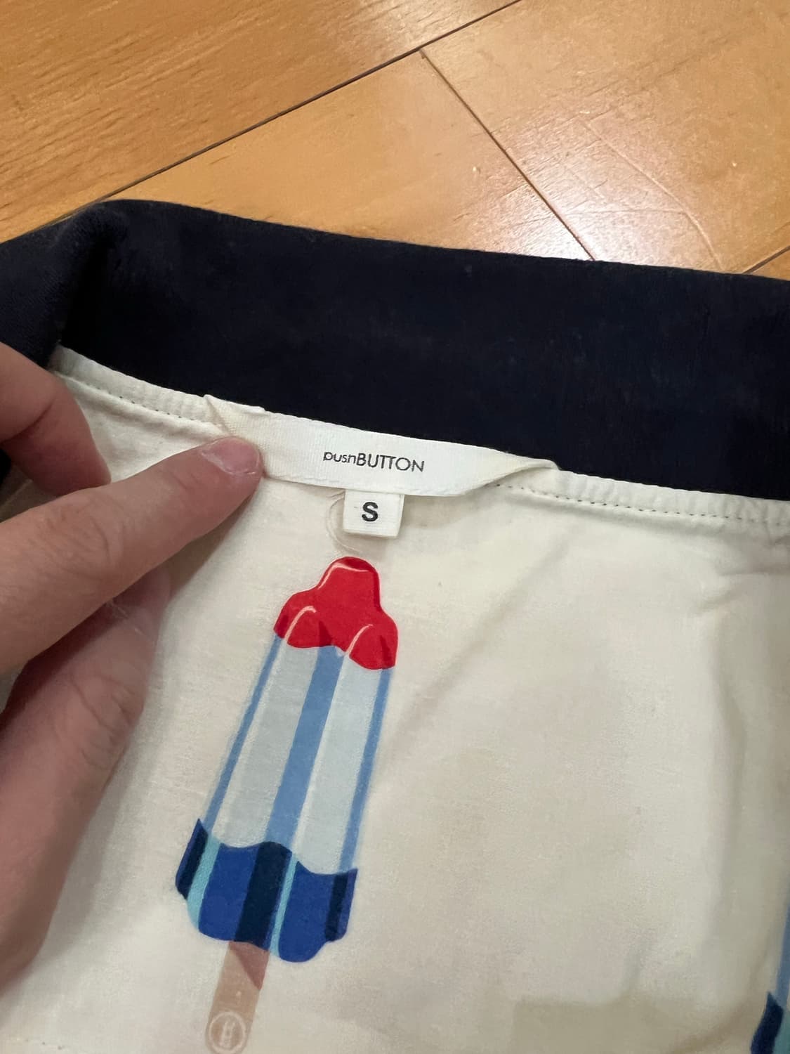 푸쉬버튼 티셔츠 s 상품이미지2