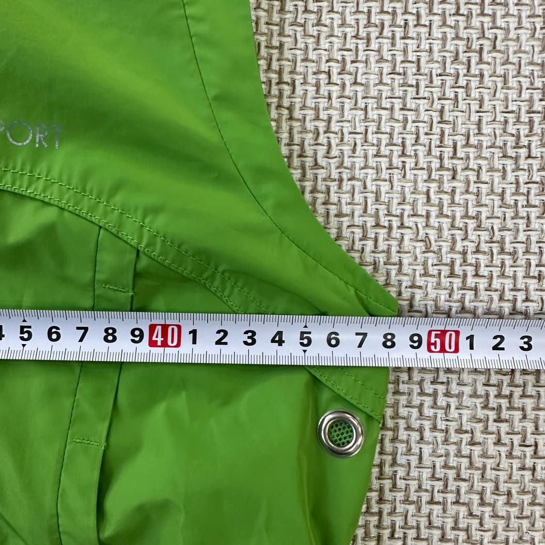 실측확인 엘르 스포츠 후드 조끼 0401D 상품이미지5