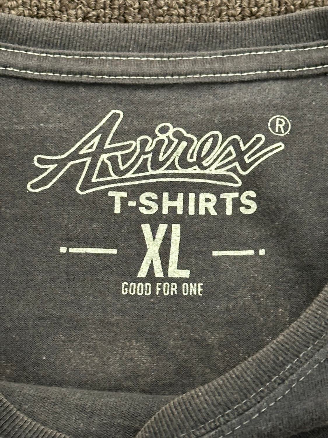 XL)Avirex vintage 후면 프린팅 반팔 상품이미지4