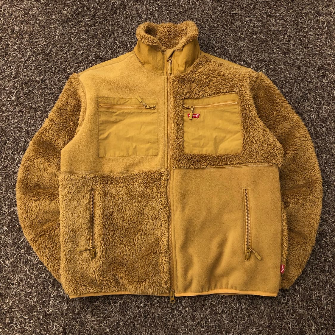 M 리바이스 공용 플리스 집업 후리스 자켓 상품이미지1