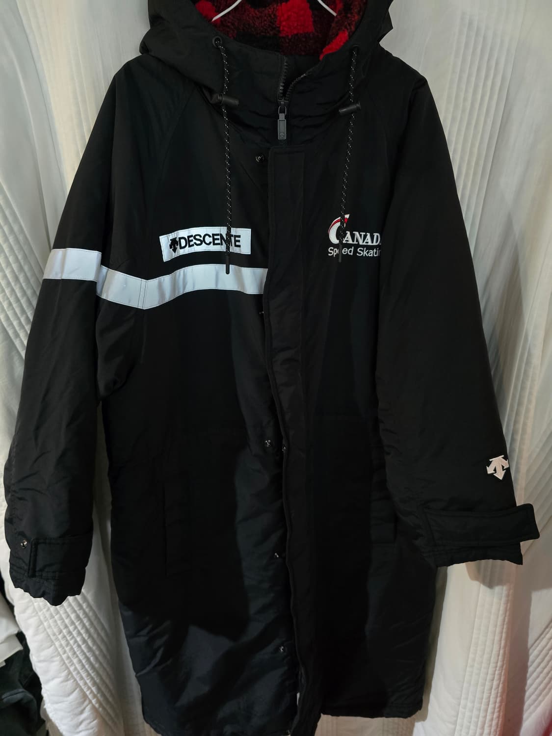 데상트 캐나다 오버핏 스피드 스케이팅 롱 점퍼 상품이미지2