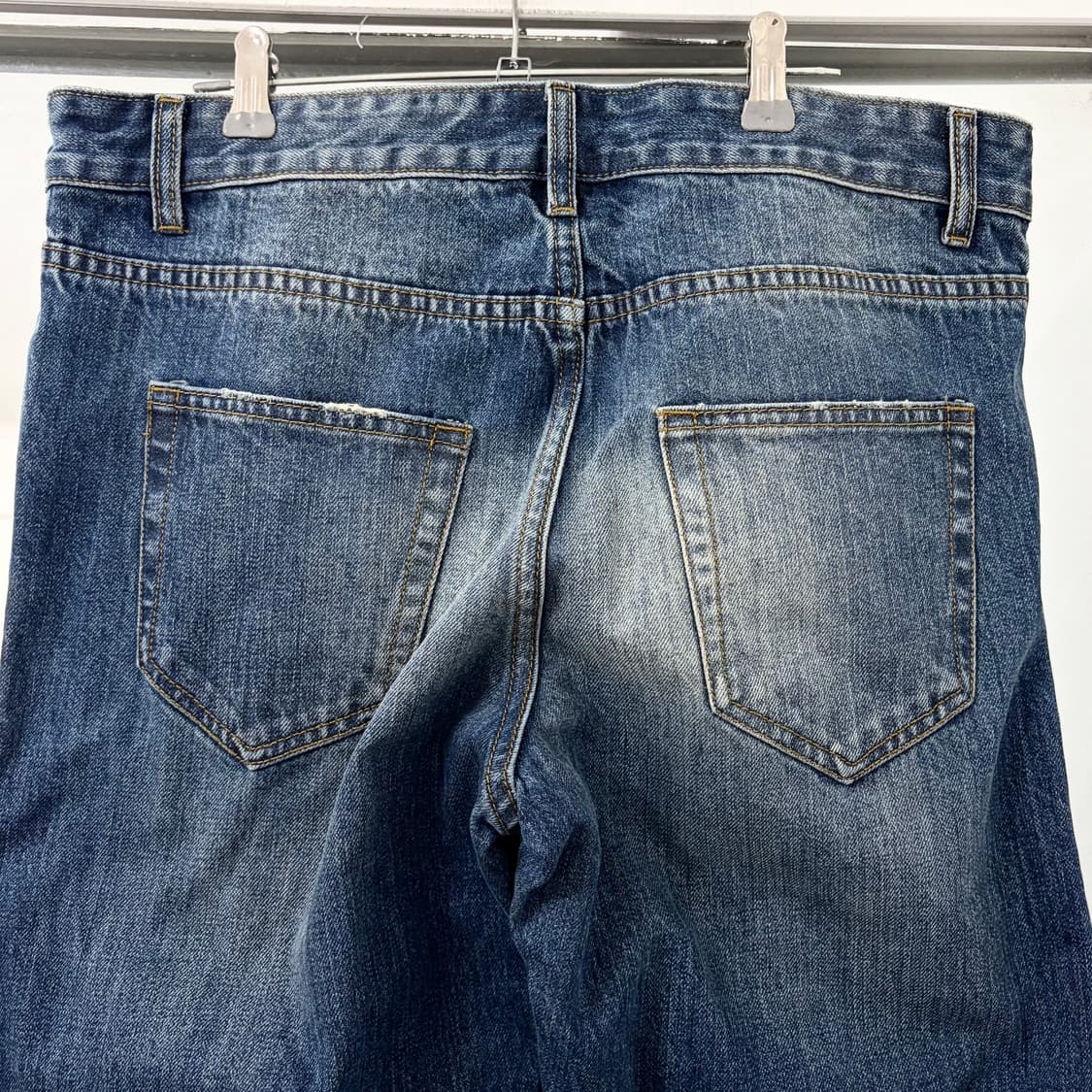 (새상품) 생로랑 스펠로고 데님 팬츠 상품이미지7