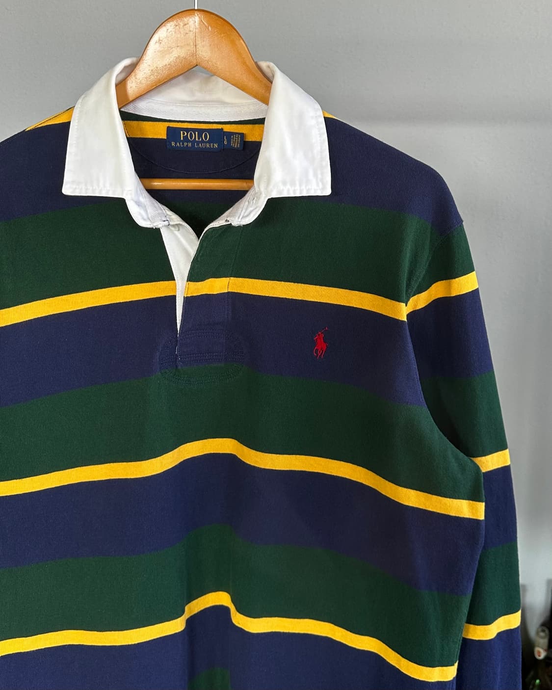 [L]폴로 랄프로렌 아이코닉 럭비 티셔츠 상품이미지4