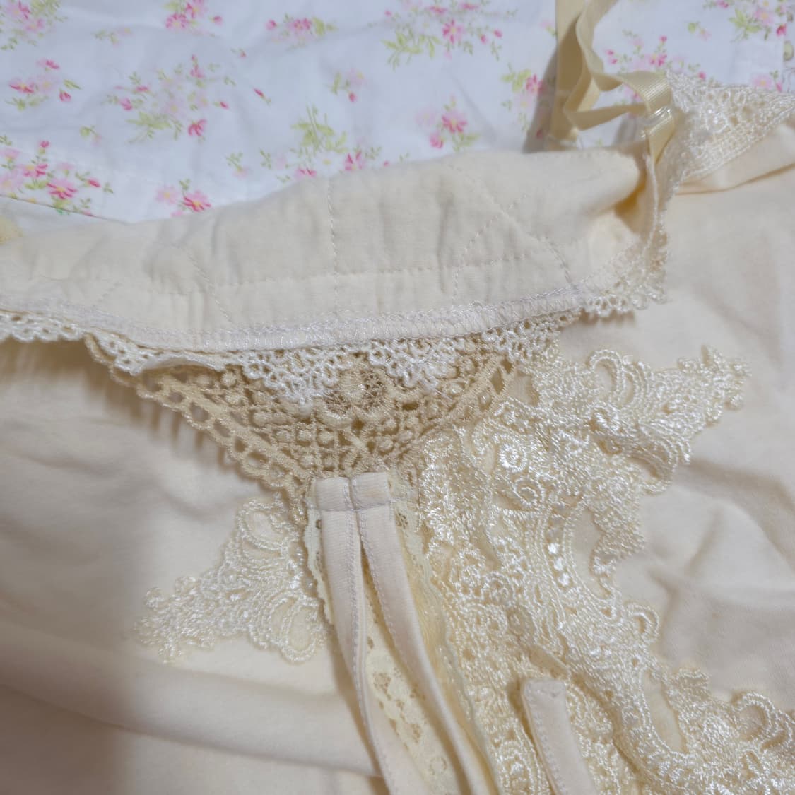 엑시즈팜 대장 큐빅 레이스 페어리 그런지 오리엔탈 홀터 나시 상품이미지5