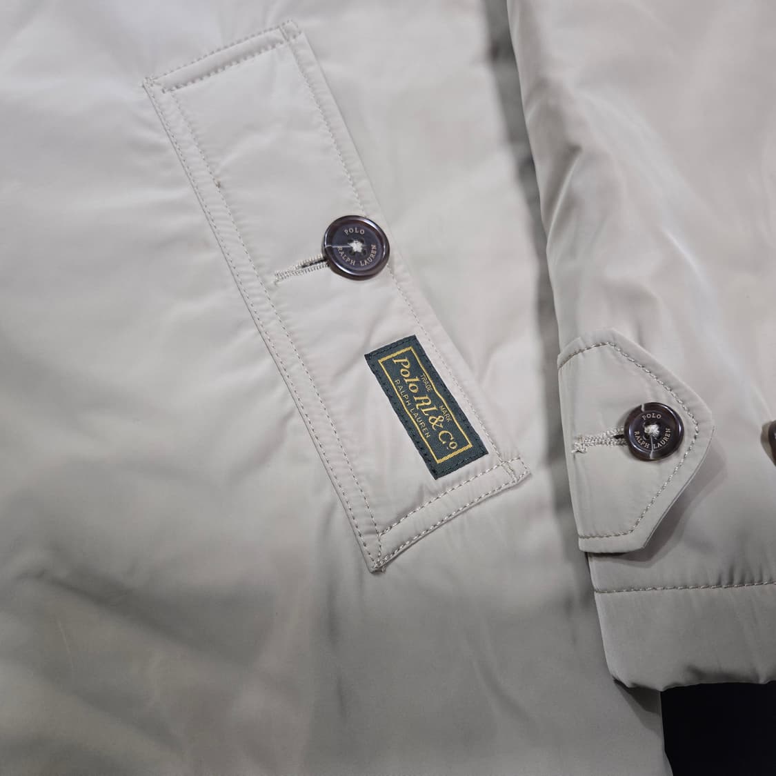 S 폴로랄프로렌 패딩코트 베이지 상품이미지2