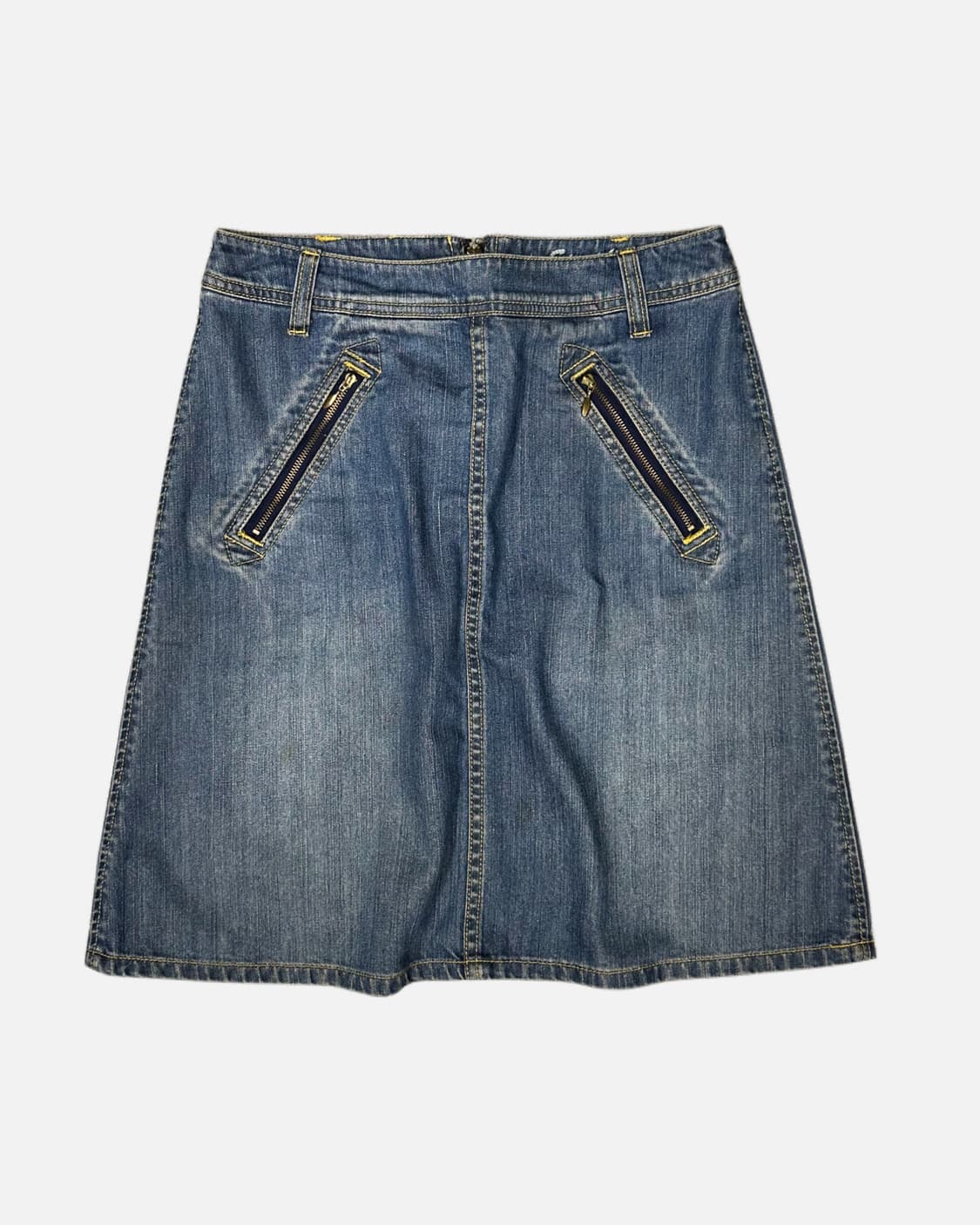 zipper pocket denim skirt 상품이미지2