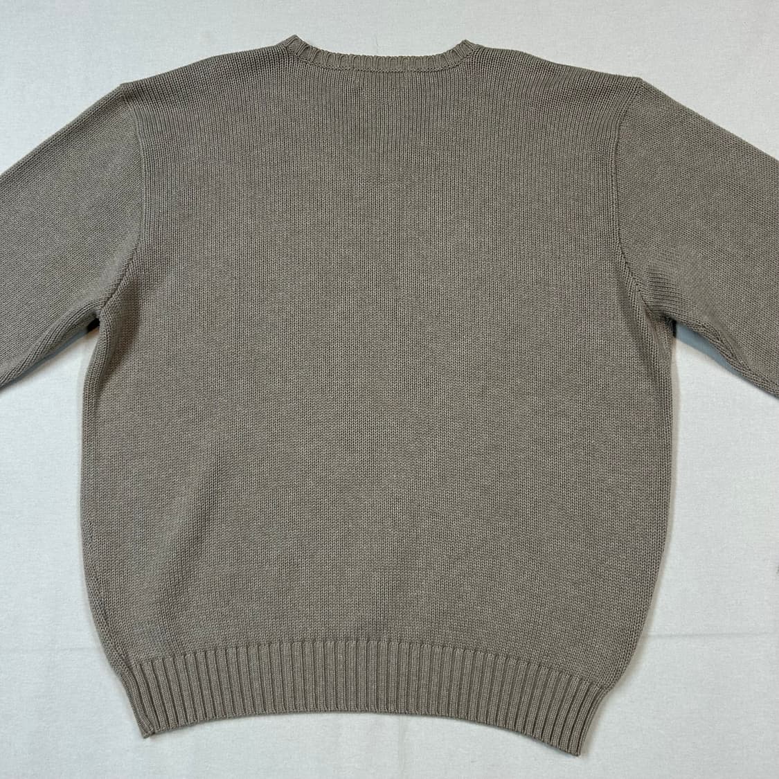 XXL) 폴로 랄프로렌 오트밀 헤비코튼 라운드넥 니트 상품이미지6