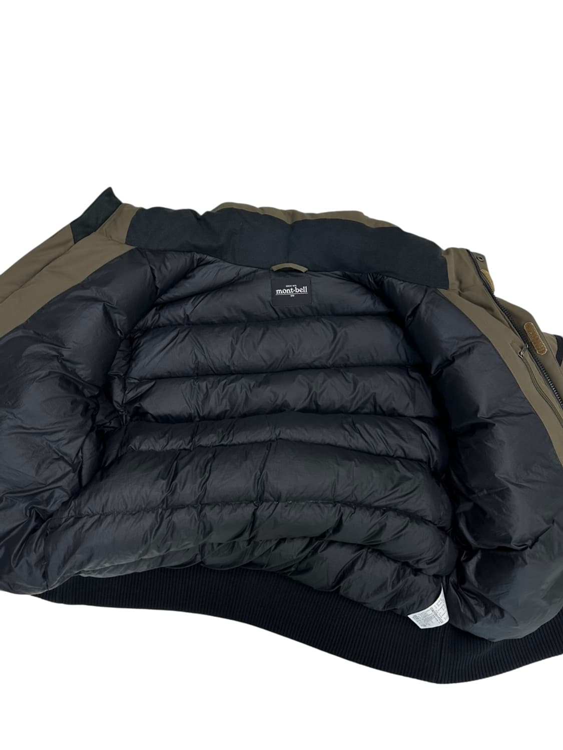 몽벨 덕다운 패딩 카키 (L) 상품이미지8