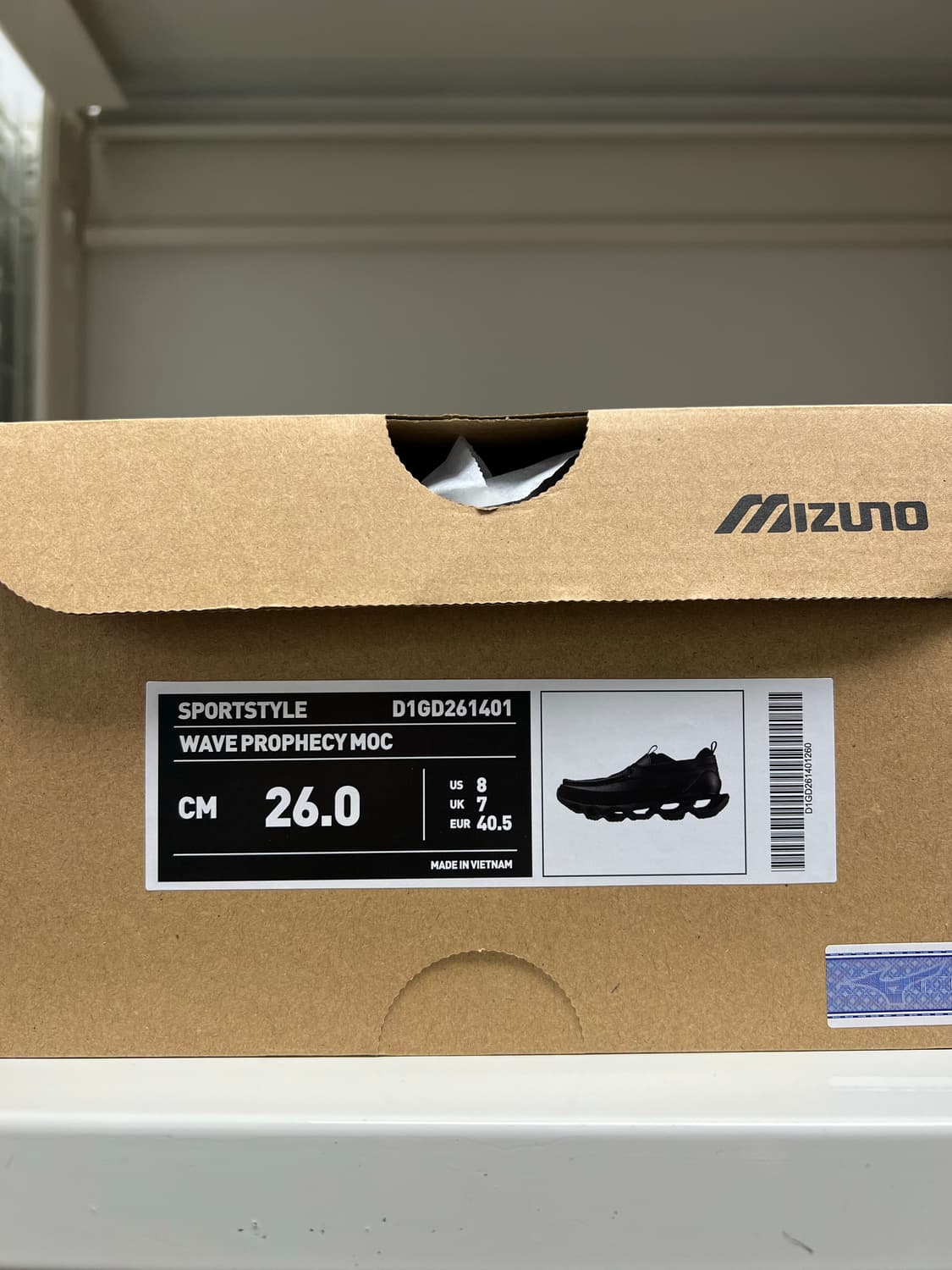 미즈노 웨이브 프로페시 MOC 블랙 260 새상품 상품이미지4