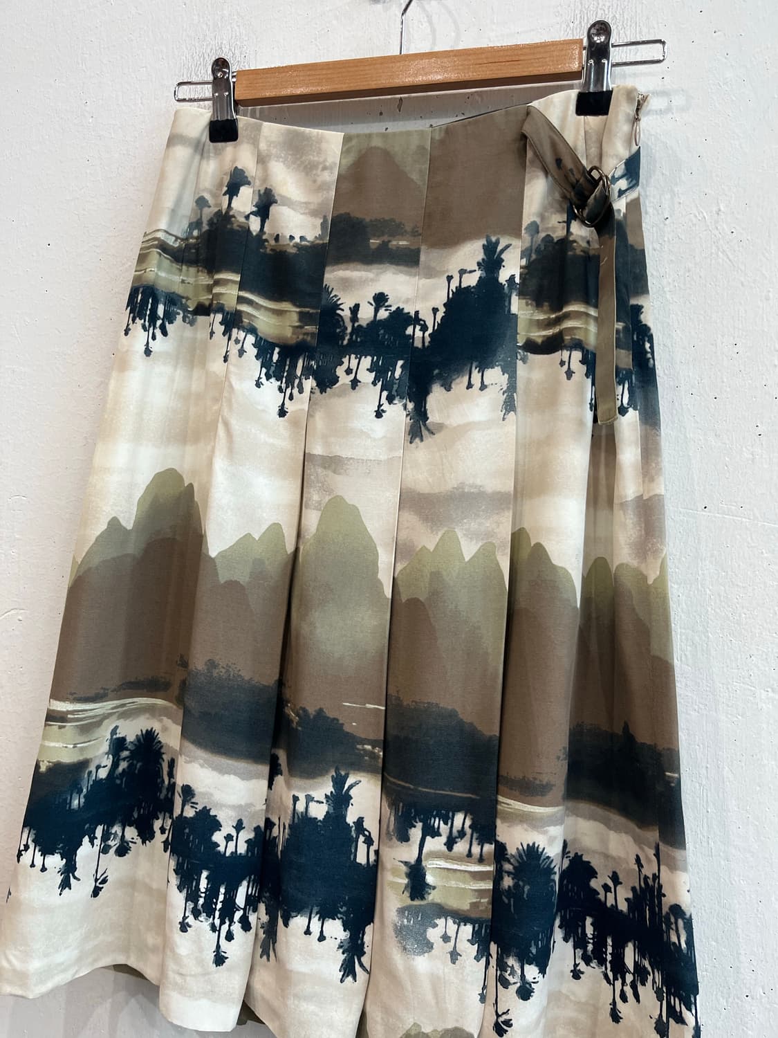KENZO 겐조 레이온 스커트 치마 Made in FRANCE 상품이미지3
