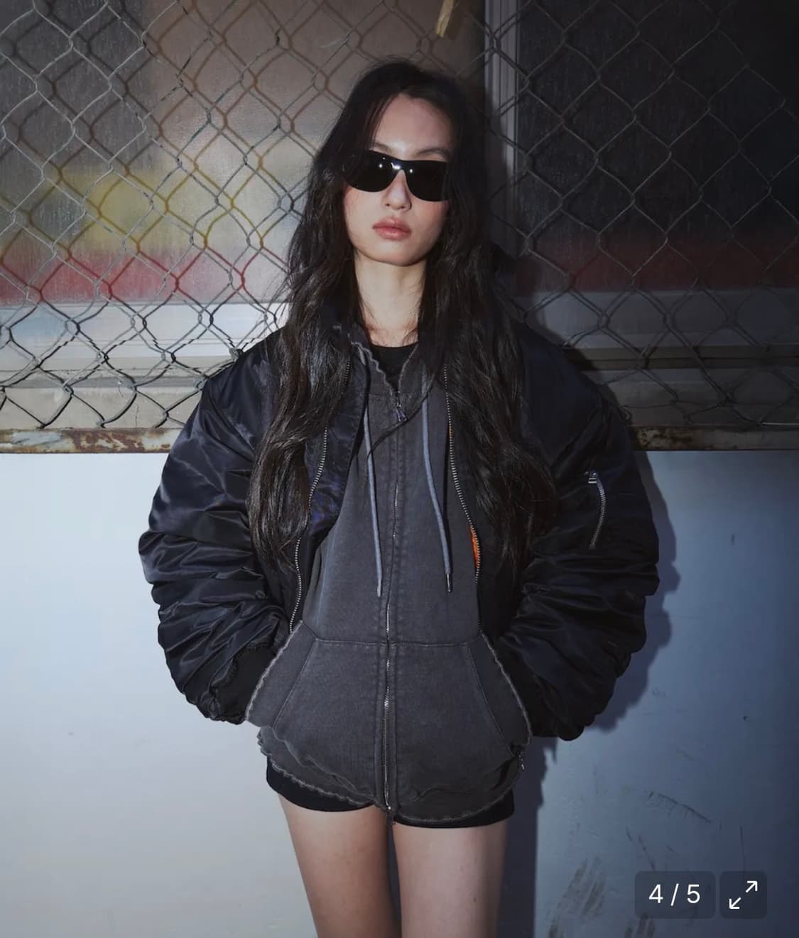 콜아웃뉴이어 Ma-1 마원 블랙 상품이미지1