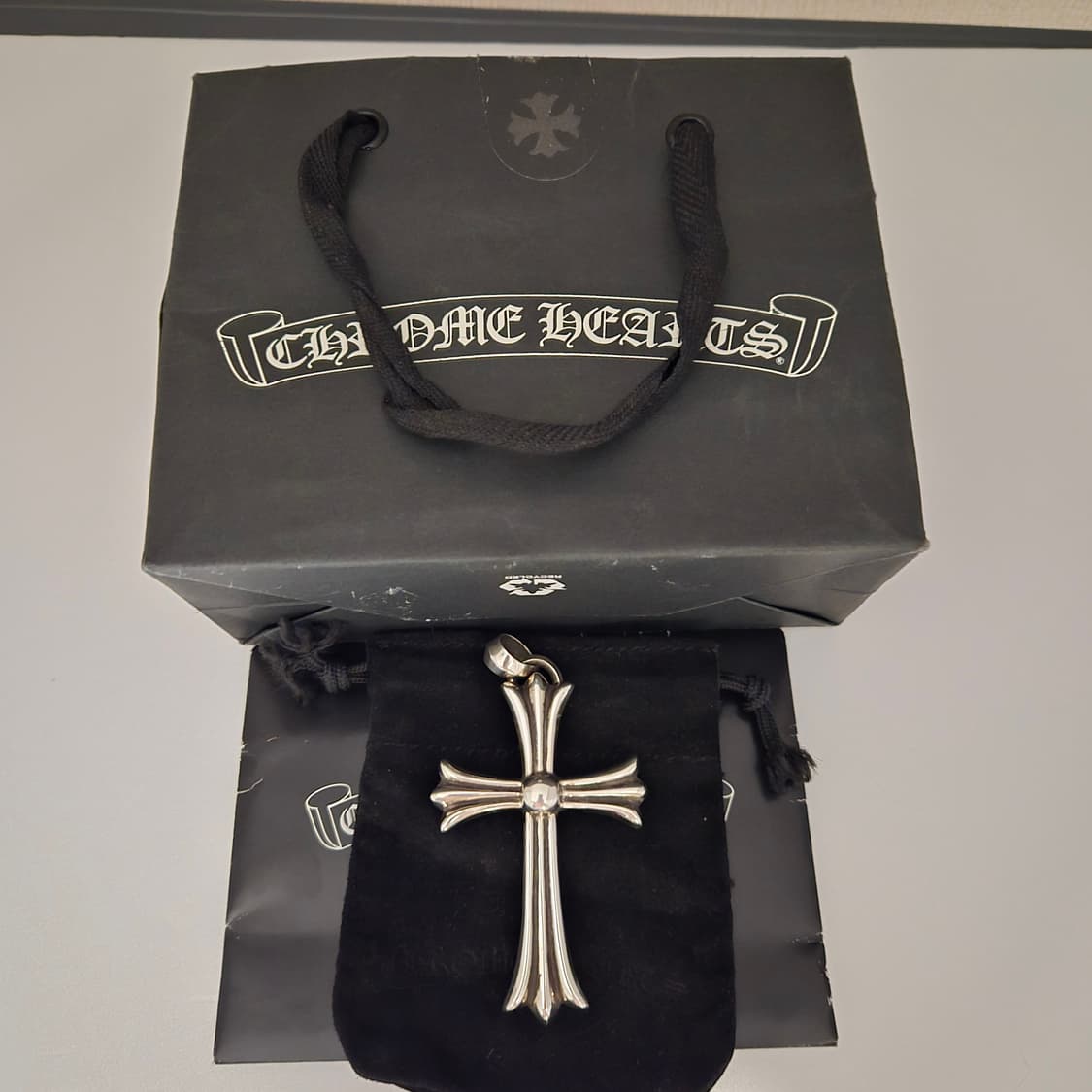 크롬하츠 라지 크로스 펜던트 상품이미지7