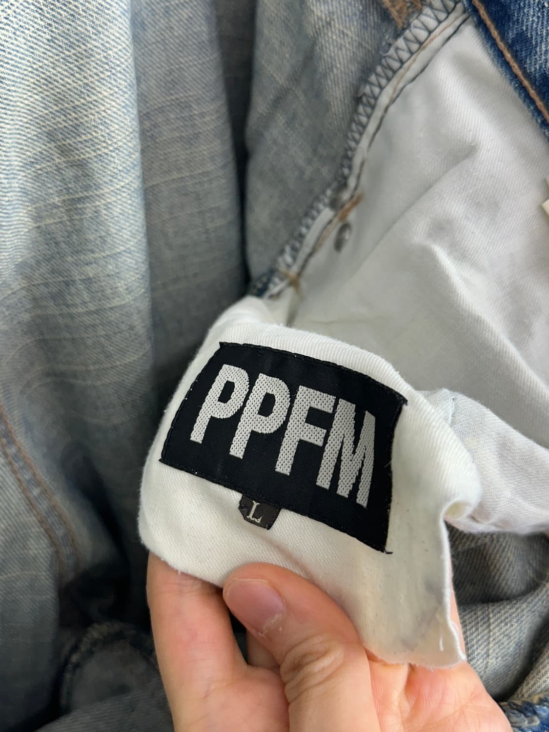 PPFM Double Waist Distressed Denim 상품이미지10