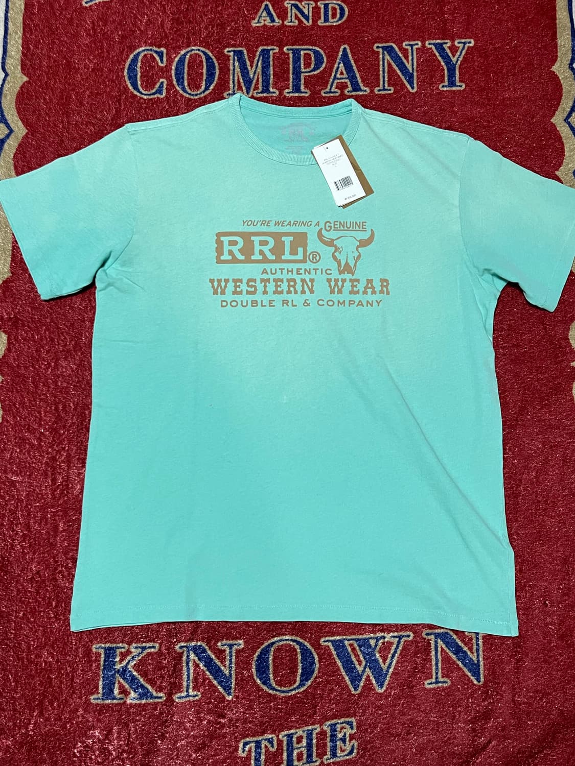 더블알엘 (RRL) 코튼 헴프 그래픽 티셔츠 상품이미지2