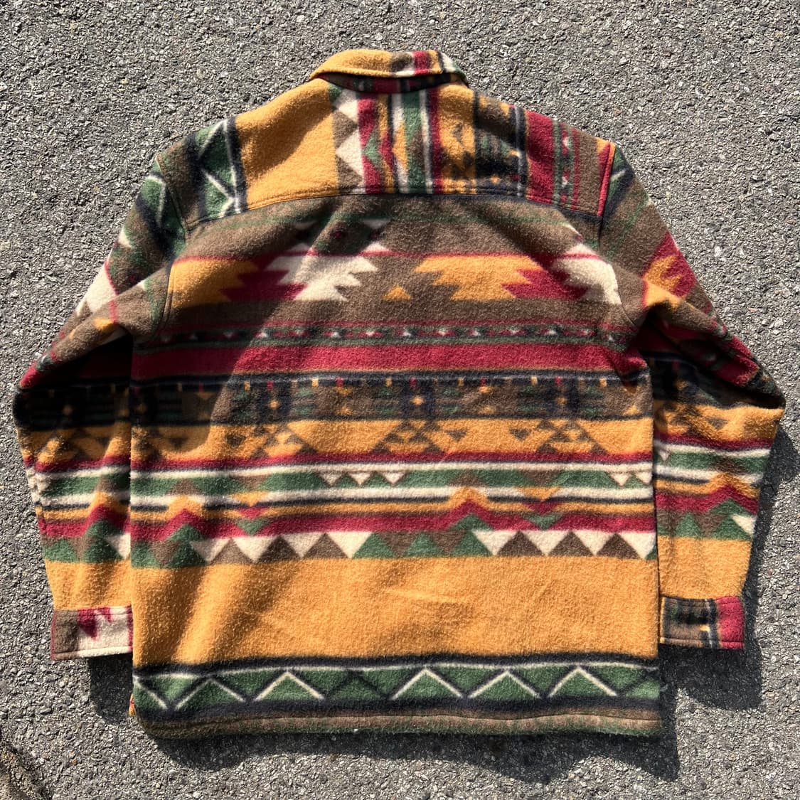 빈티지 나바호 아즈텍 플리스 셔츠 상품이미지4