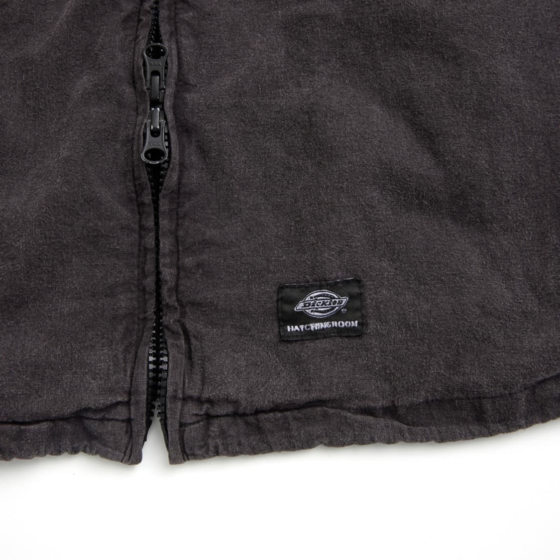해칭룸 디키즈 셔츠 집업 Zip Shirket Washed Brown 상품이미지4