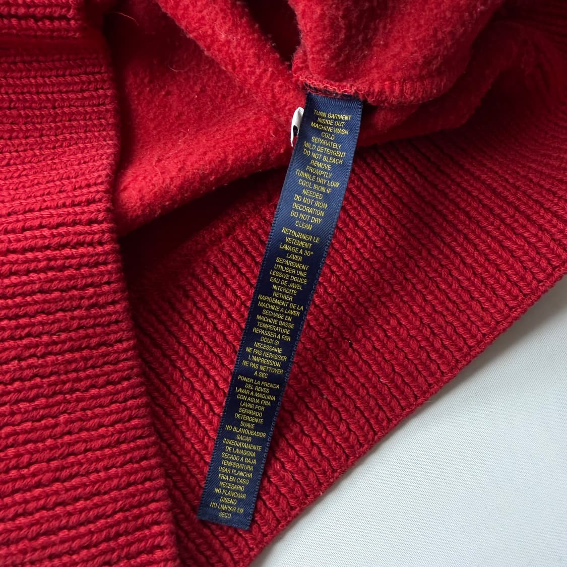 랄프로렌 럭비 숄카라 엘보패치 니트 상품이미지6
