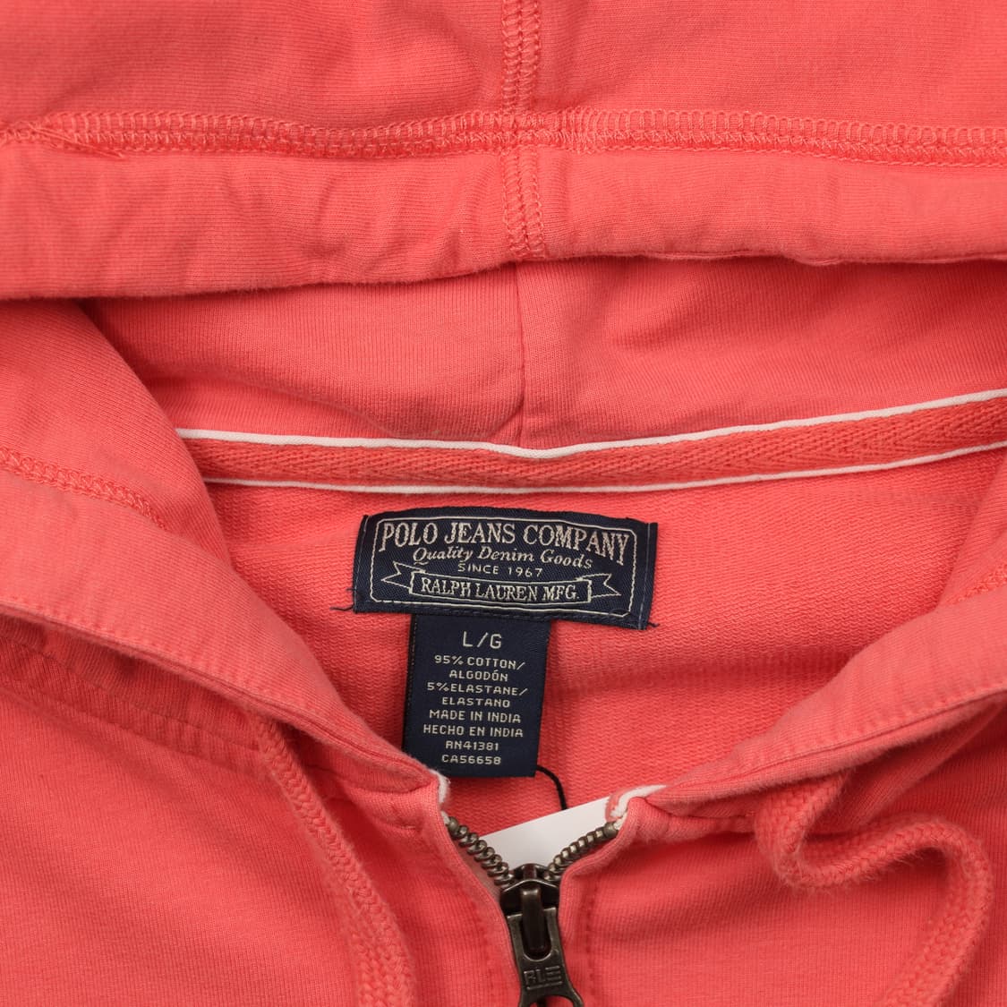 폴로 진스 후드집업 우먼L B111 상품이미지3