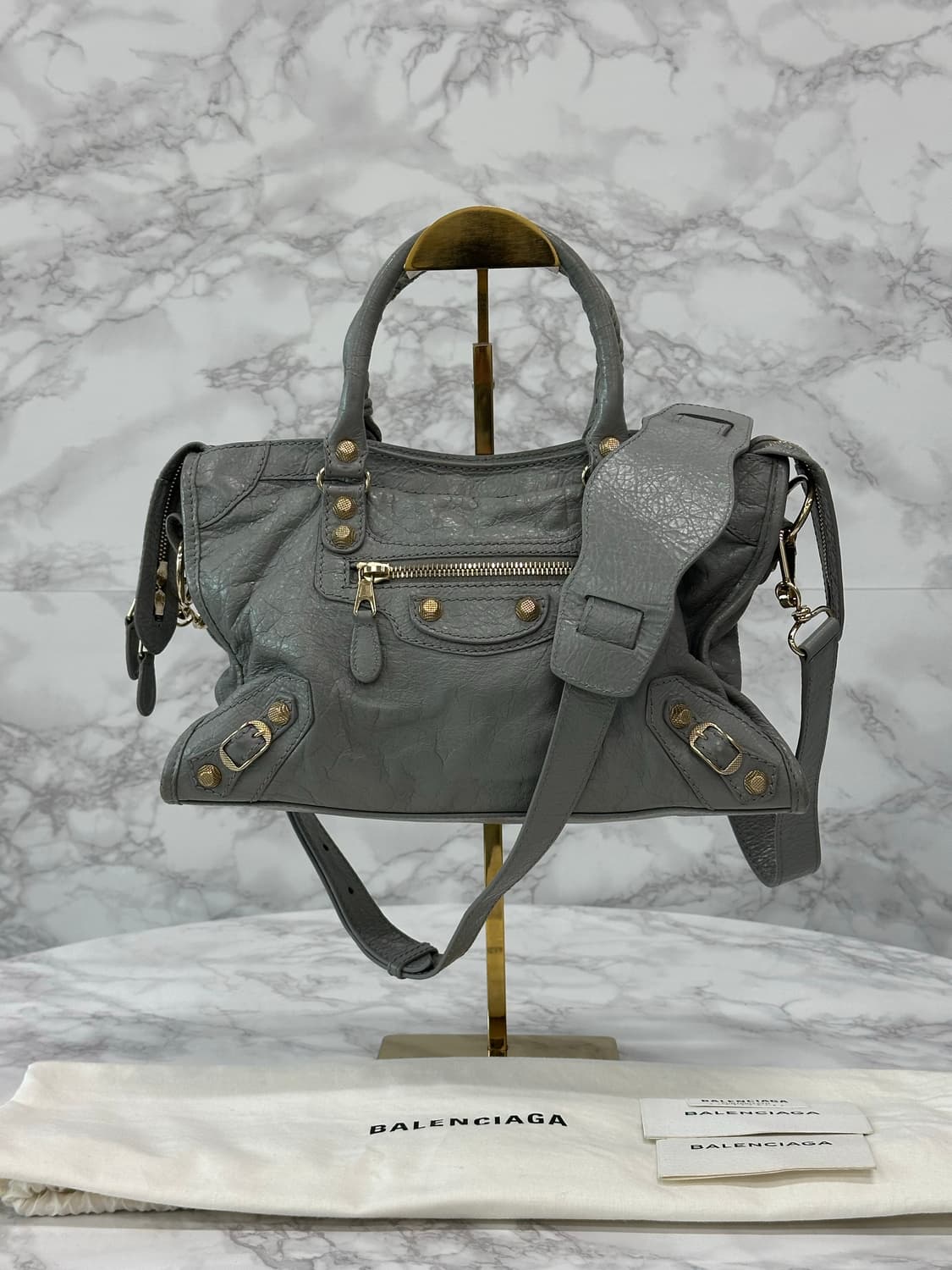 발렌시아가 모터 시티백 그레이 상품이미지1