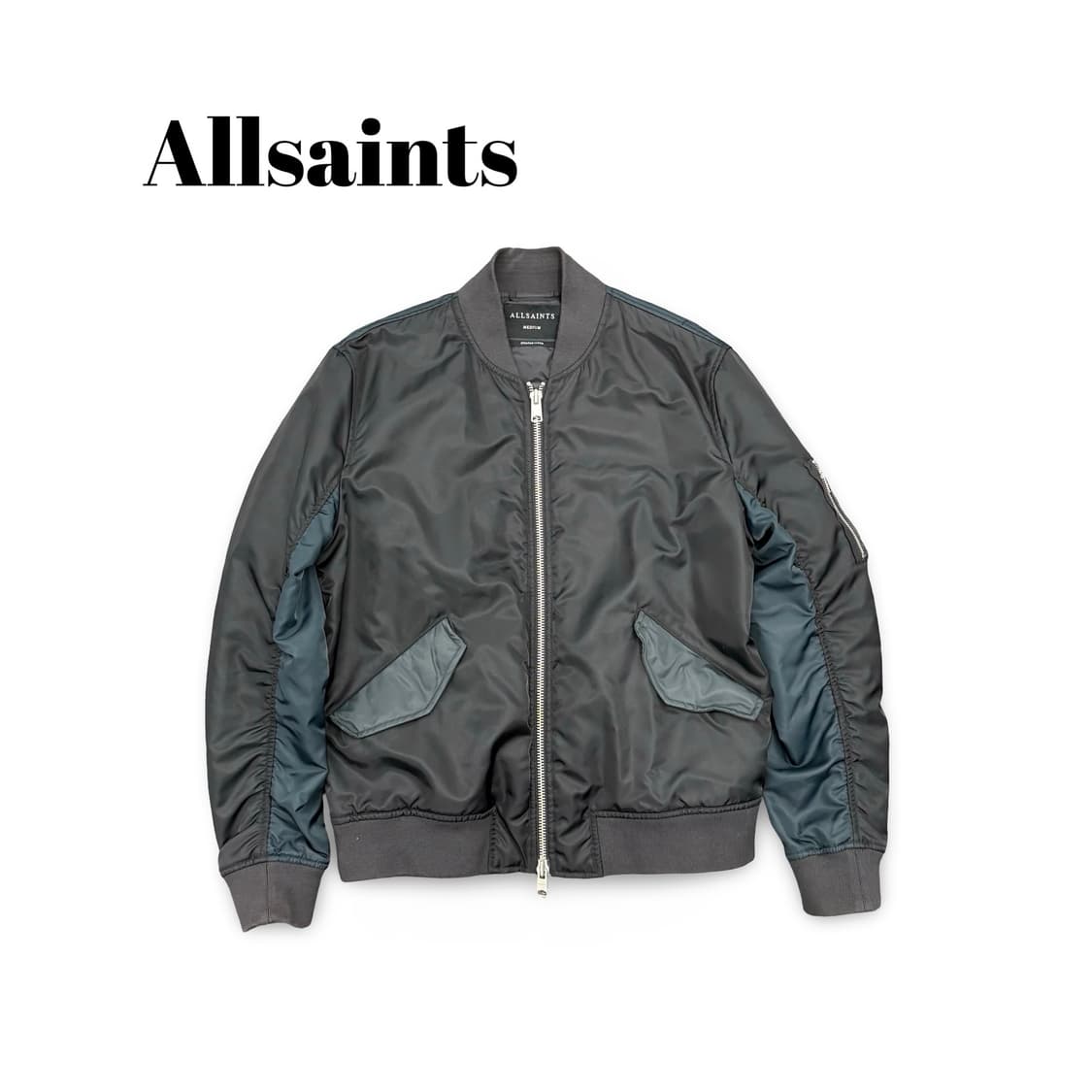 (95)올세인츠 블랙 봄버 상품이미지1