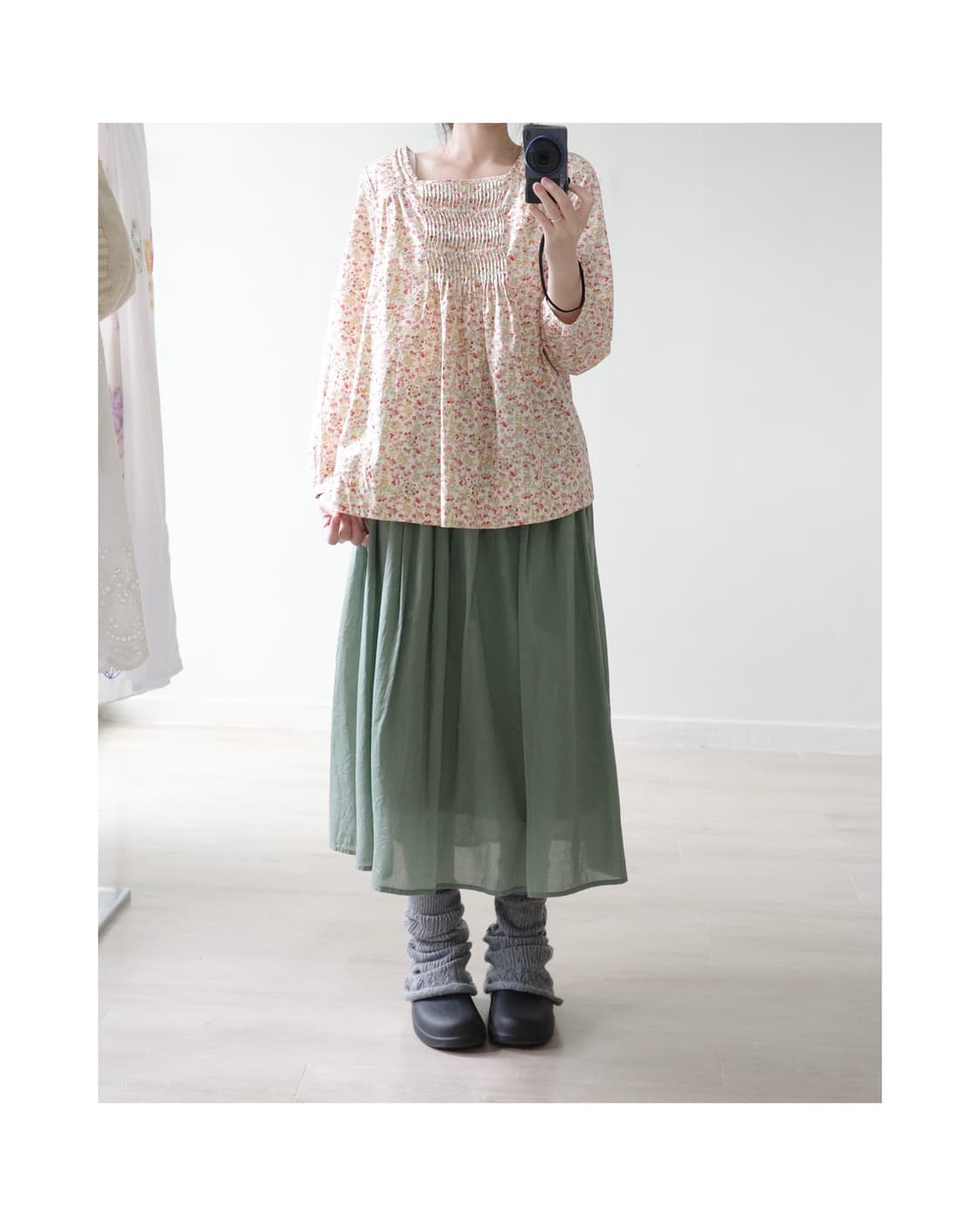  Vintage floral-bambi pattern blouse 상품이미지2