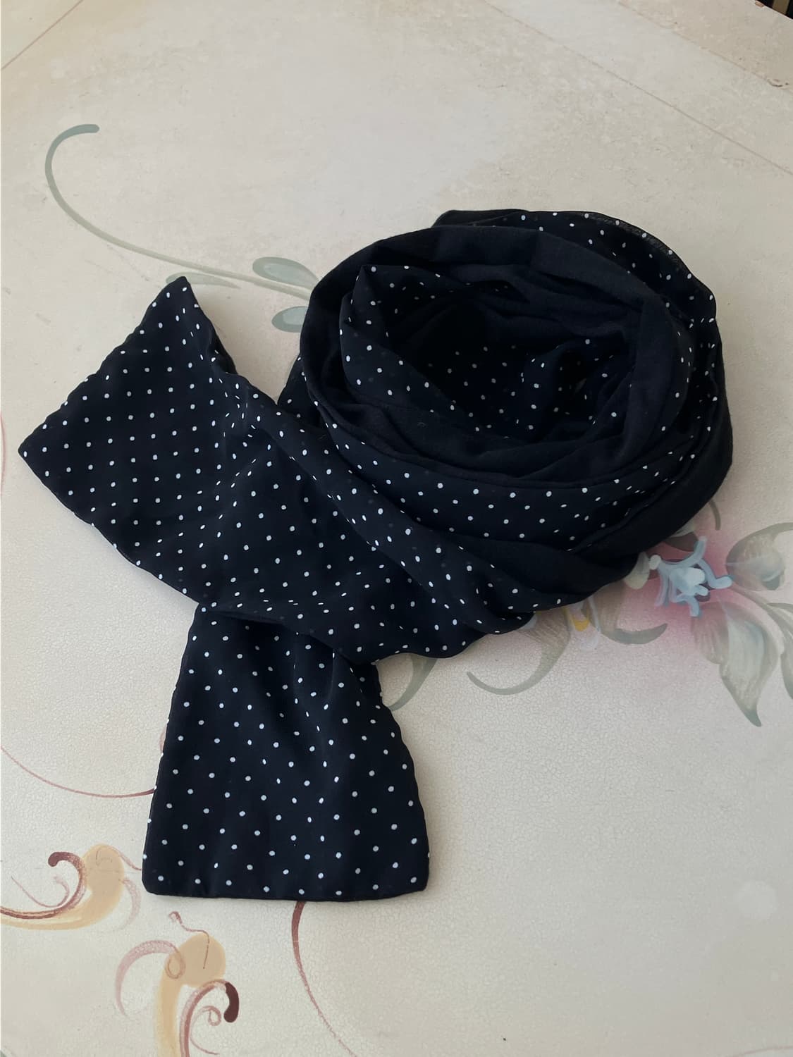  black dot sheer muffler 상품이미지5