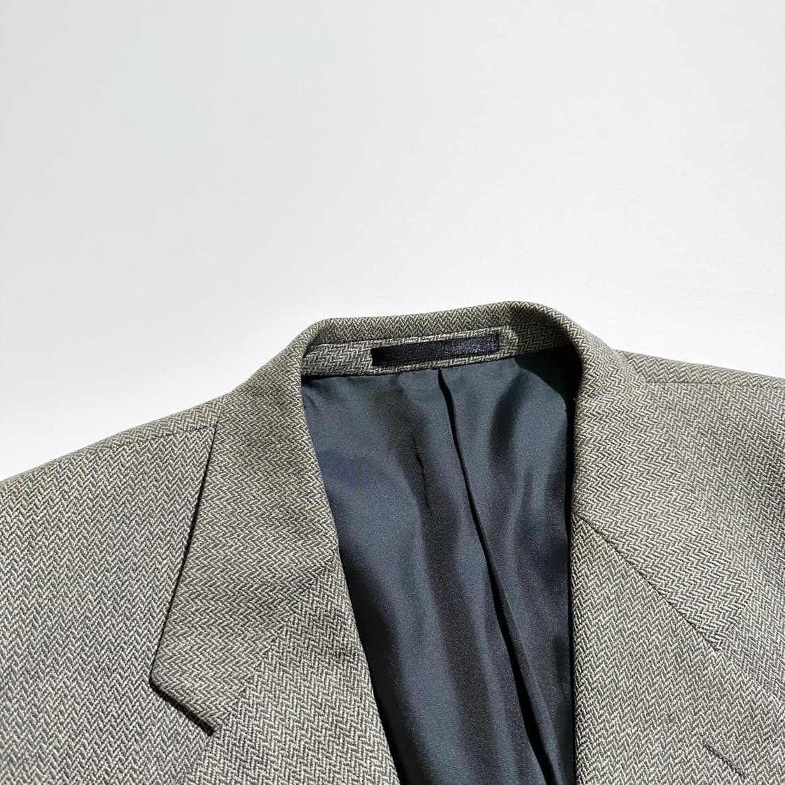 입생로랑 헤링본 싱글 2B 블레이저 자켓 상품이미지3