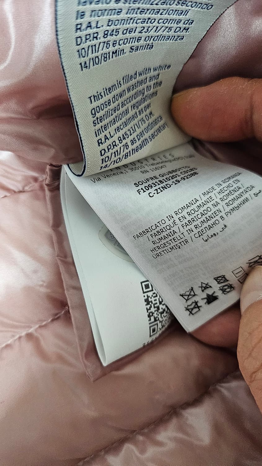 몽클레어 새제품급 밍크퍼 경량 다운 패딩 점퍼 3호 상품이미지8