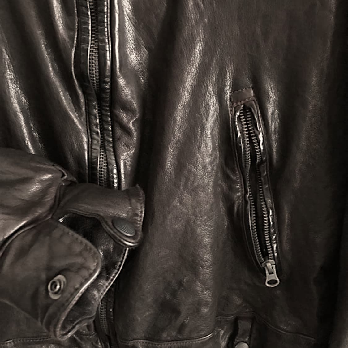 사쥬드크레 램스킨 시보 싱글 라이더 자켓 상품이미지4