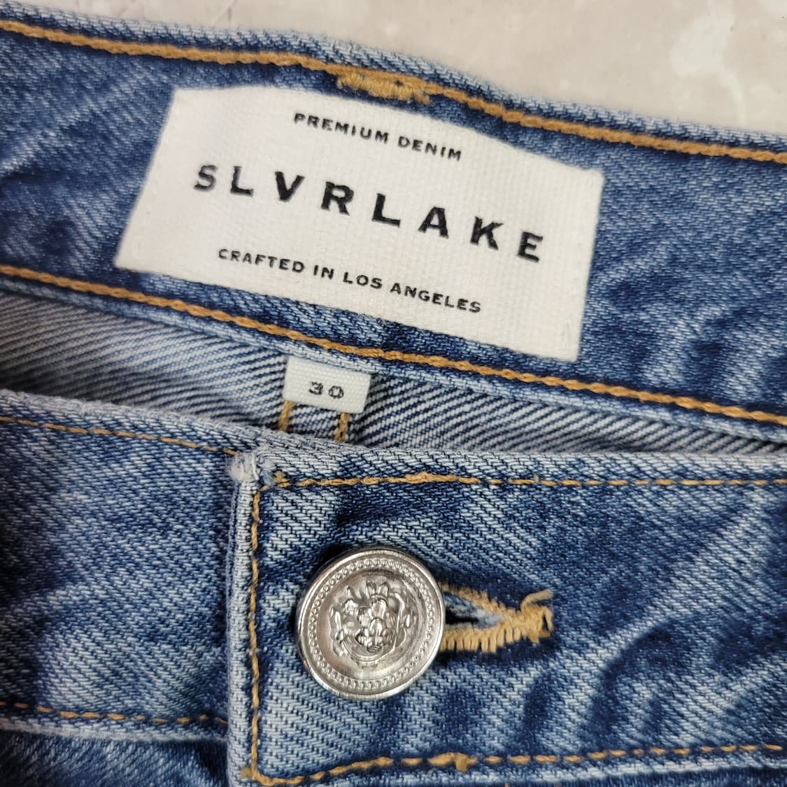 SLVRLAKE 실버레이크 데님 와이드 팬츠 청바지 (USA) 상품이미지3