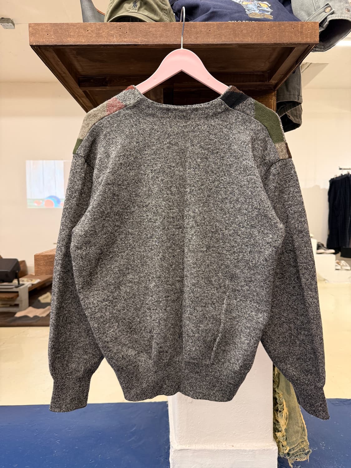 YSL 입생로랑 컬러패턴 가디건 상품이미지4