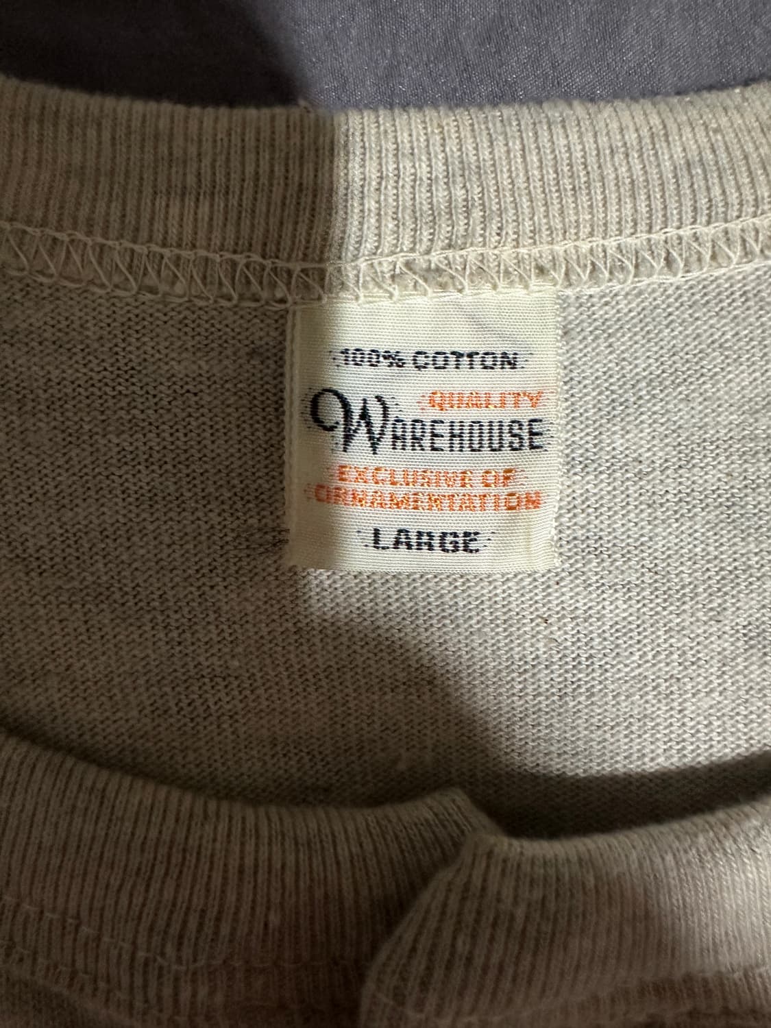 [L] 웨어하우스 4601 헨리넥 오트밀 상품이미지3