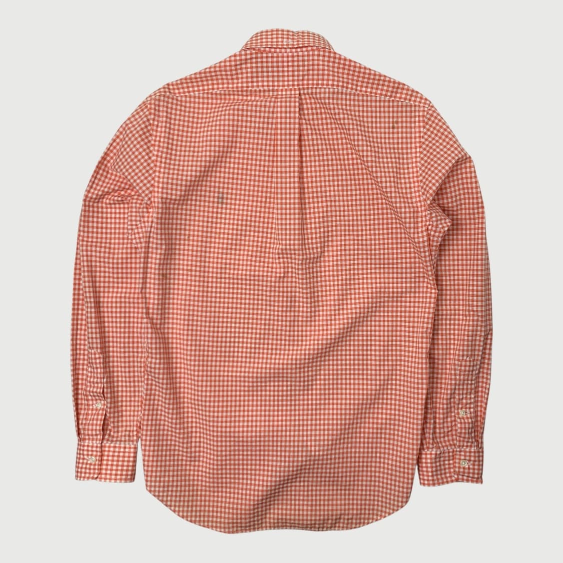 [M/정품] 폴로랄프로렌 슬림핏 오렌지 체크 셔츠 상품이미지5