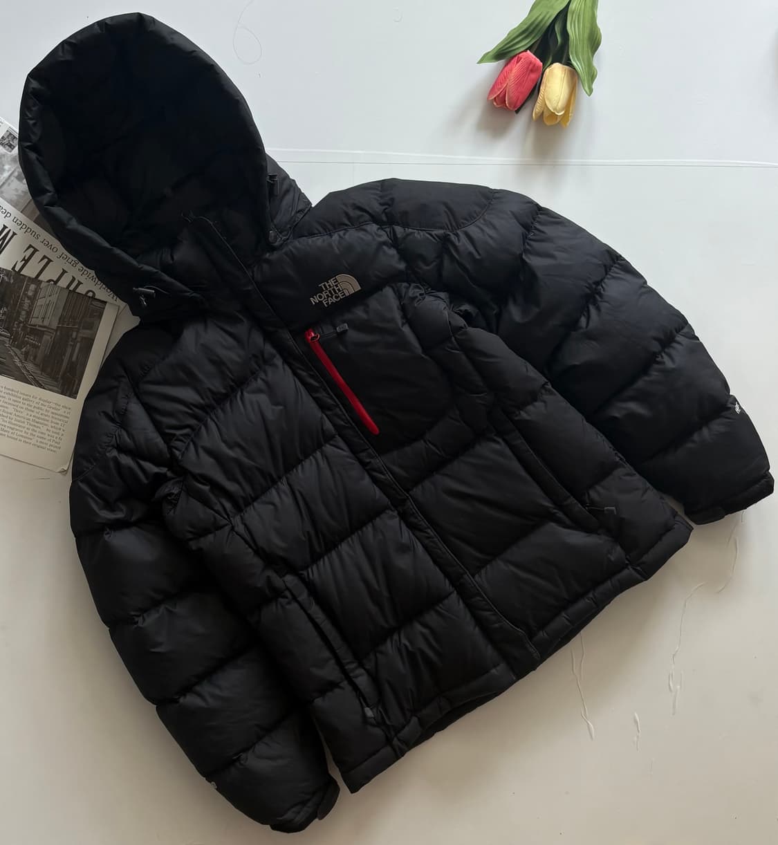 노스페이스 눕시 700 하이벤트 블랙 패딩 상품이미지1