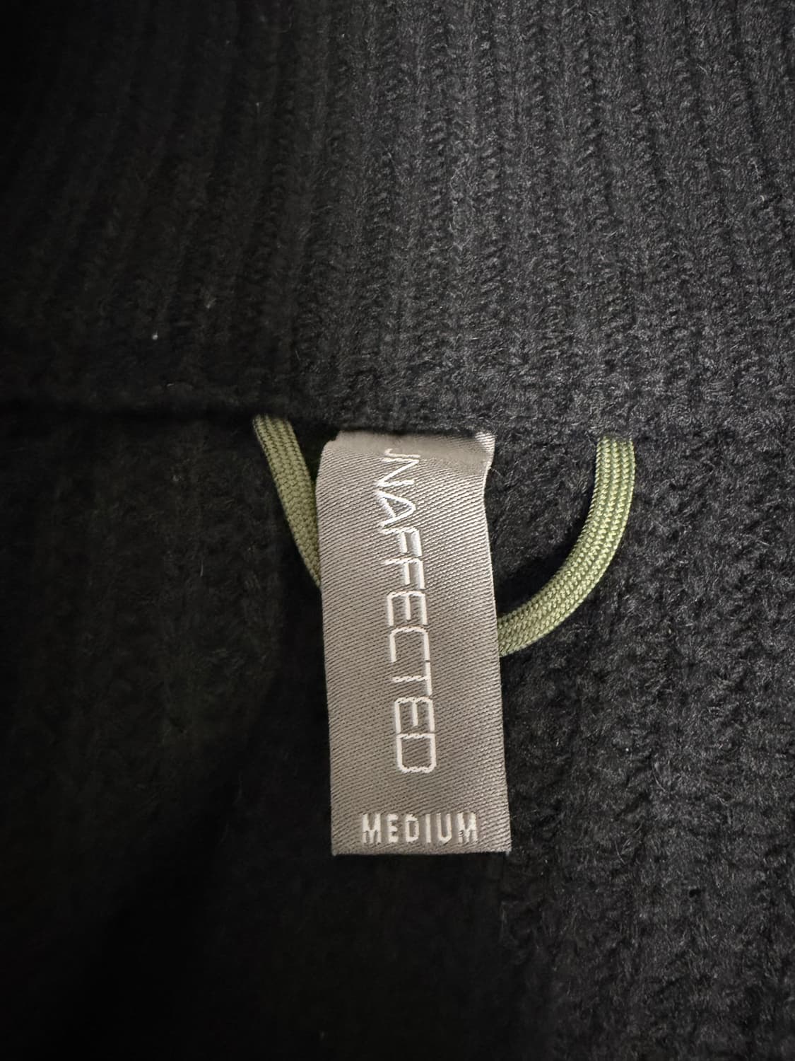 언어펙티드 집업 니트 가디건 M 상품이미지2