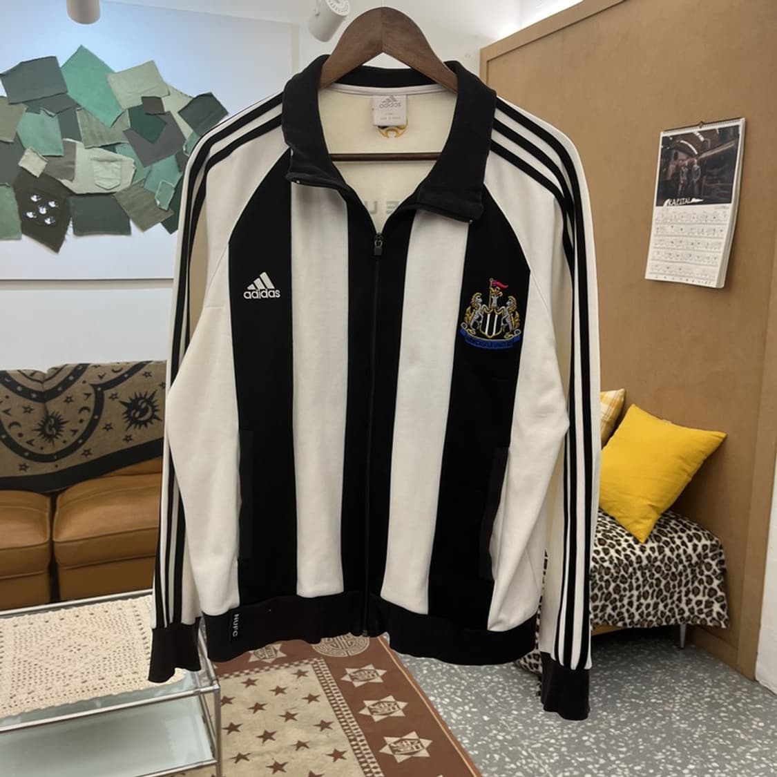 아디다스 빈티지 레트로 스포티 뉴캐슬 져지 집업 105 C10190 상품이미지3