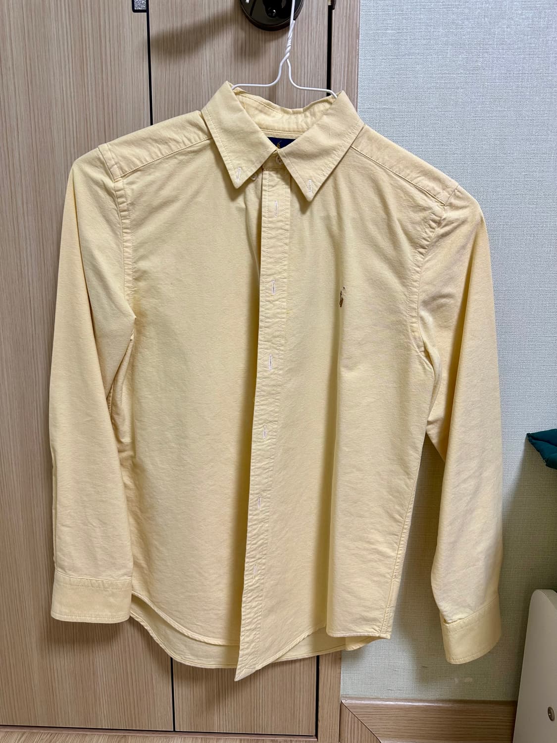 polo 빈티지 긴팔 셔츠 키즈 옐로우 노랑 상품이미지7