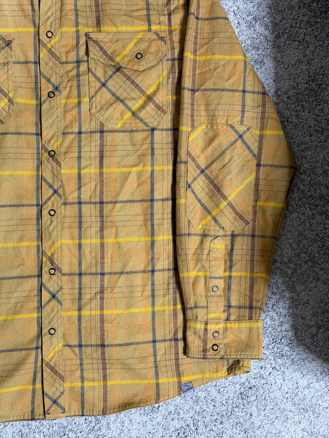 L.L.Bean 엘엘빈 스냅 버튼 플란넬 셔츠 상품이미지4