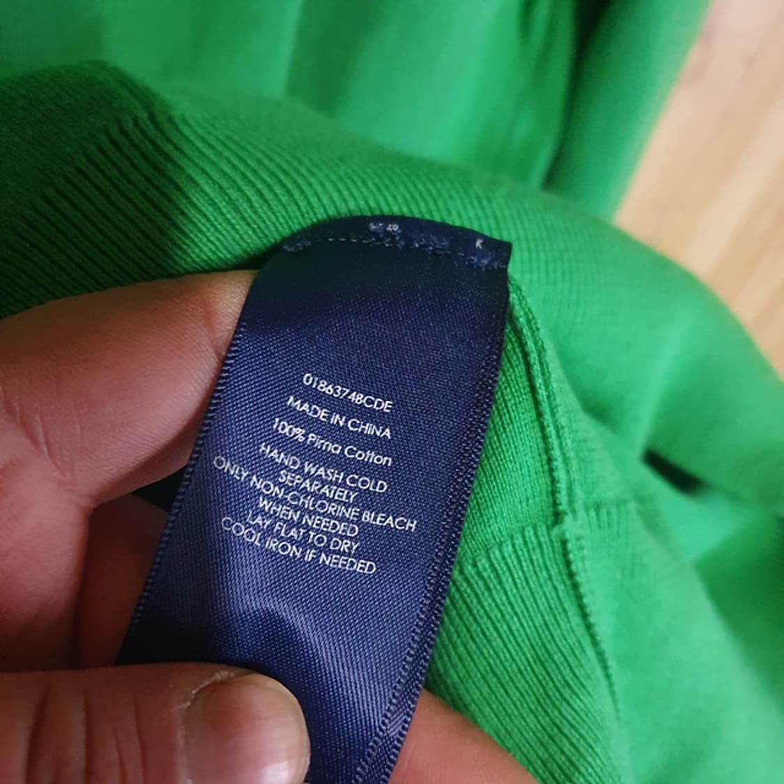 폴로 슬림핏 니트 S 상품이미지4