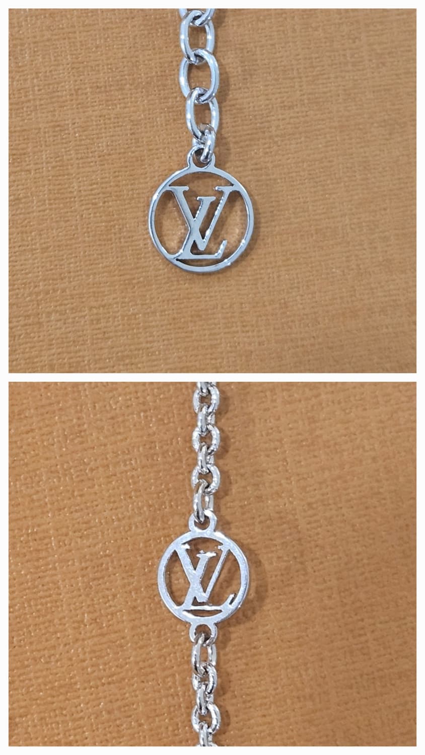 [상태최상] 루이비통 에센셜 V목걸이 실버 신형 [정품] 상품이미지4