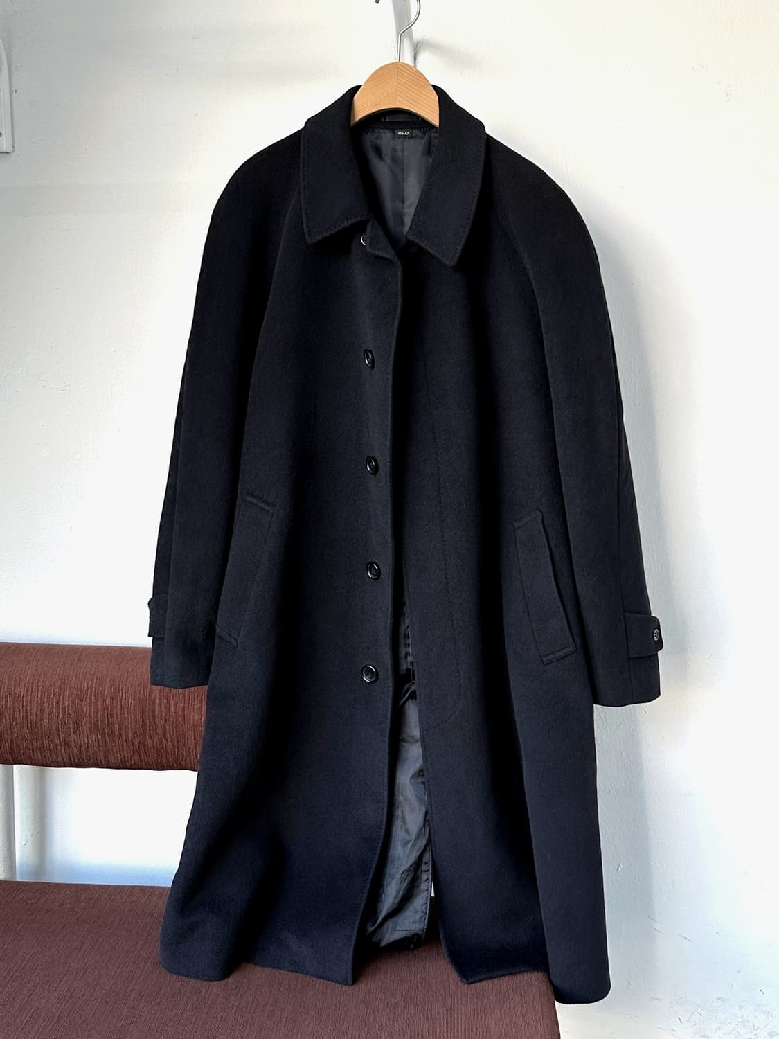 'Angora 100%' Balmacaan coat 상품이미지9