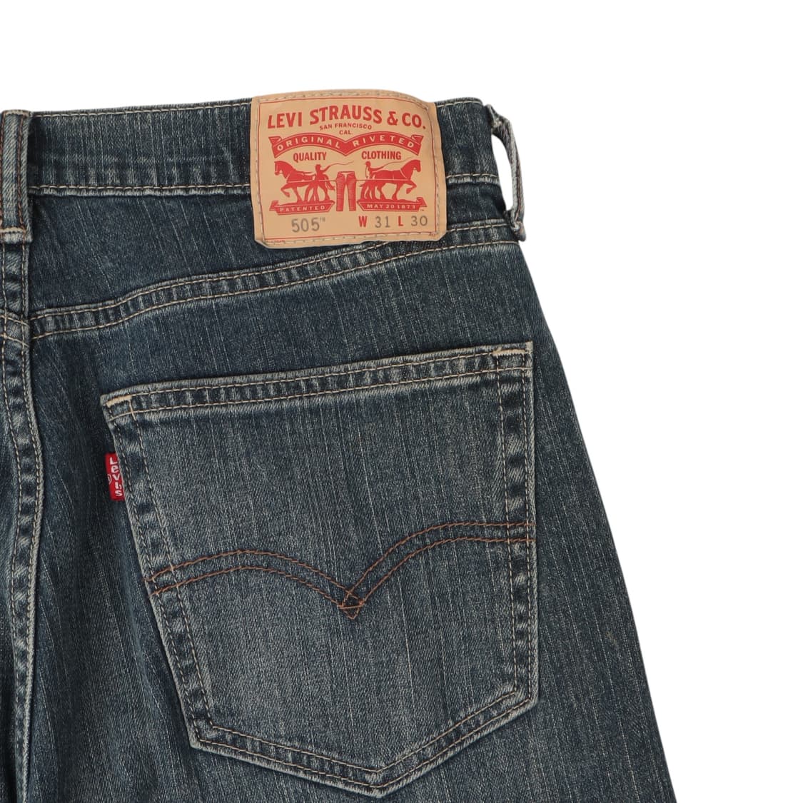 리바이스 505 레귤러 핏 데님팬츠 청바지 상품이미지3