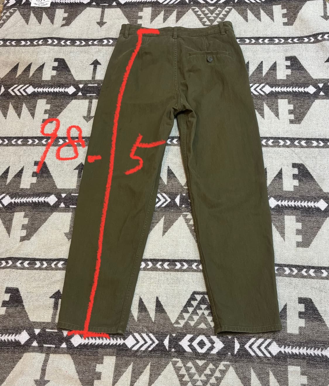 cos 버튼 여밈 코튼팬츠 상품이미지8