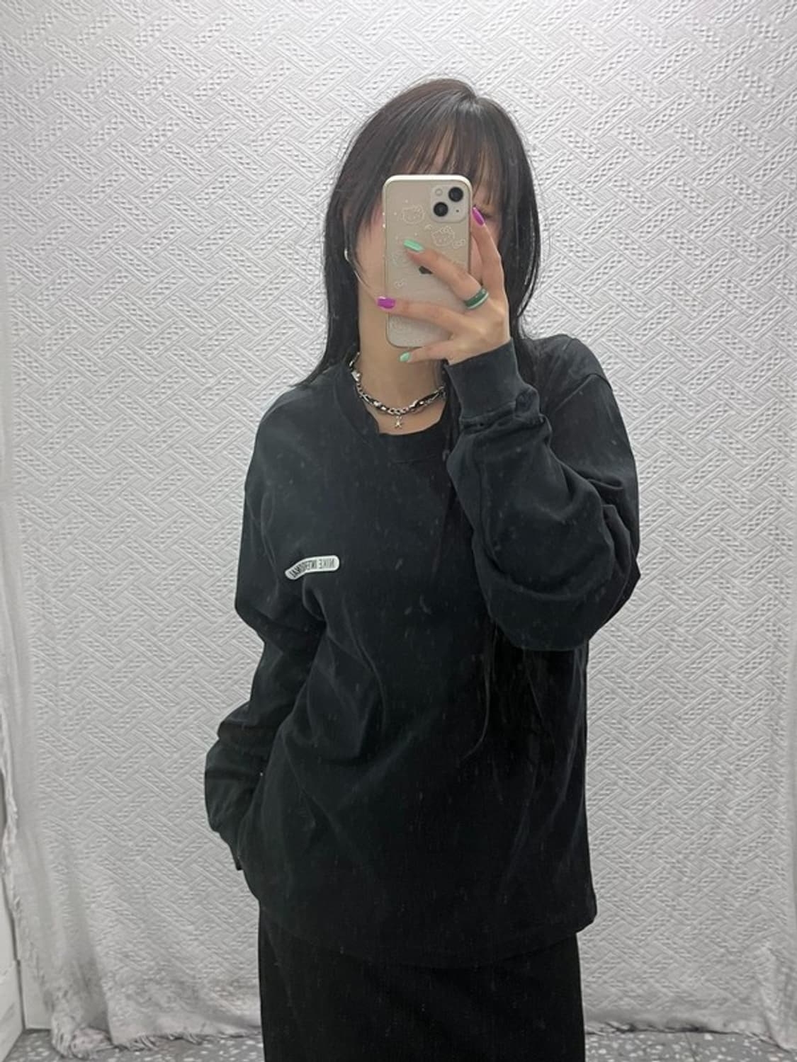 나이키 인터네셔널 올드스쿨 프린팅 롱슬리브 100 C07088 상품이미지2