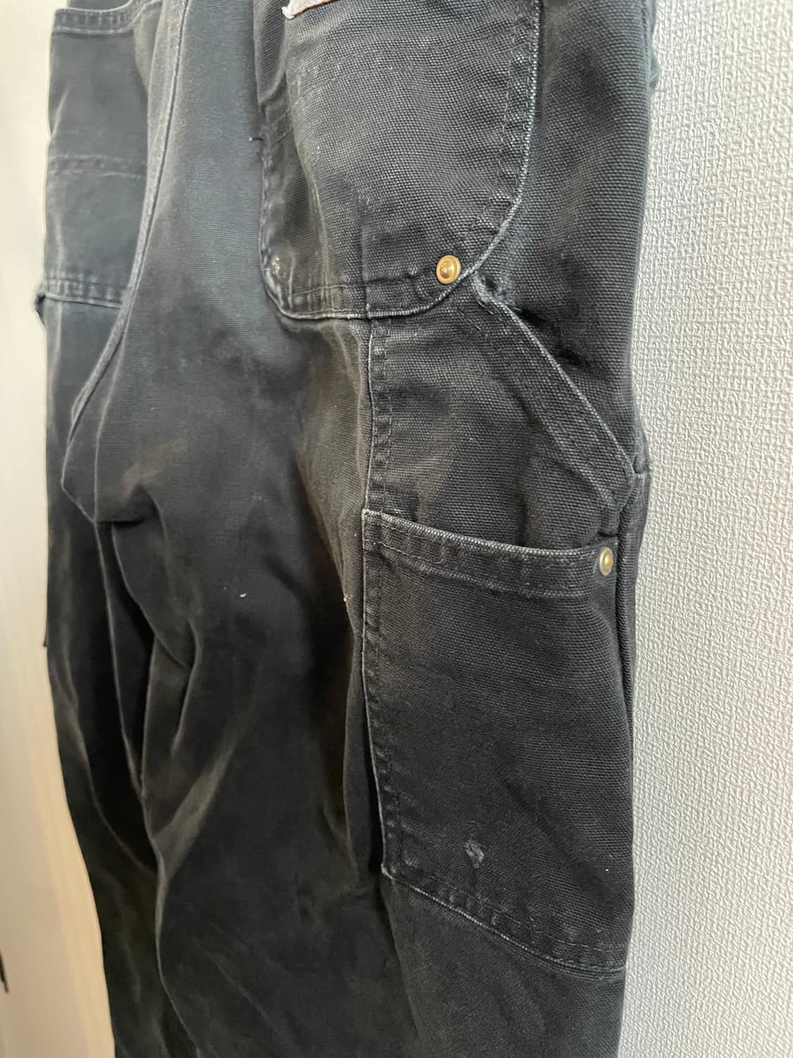 Carhartt-90s double knee faded black 상품이미지7