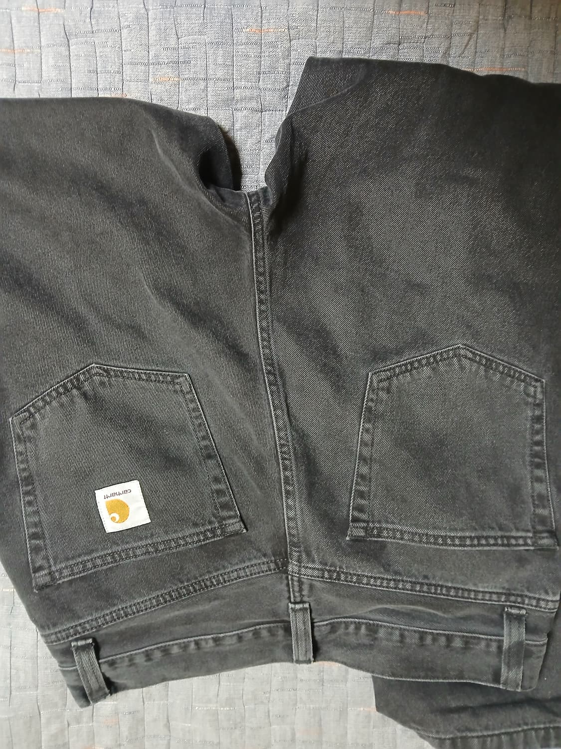 [32]칼하트 랜든팬츠 블랙스톤워시 상품이미지6