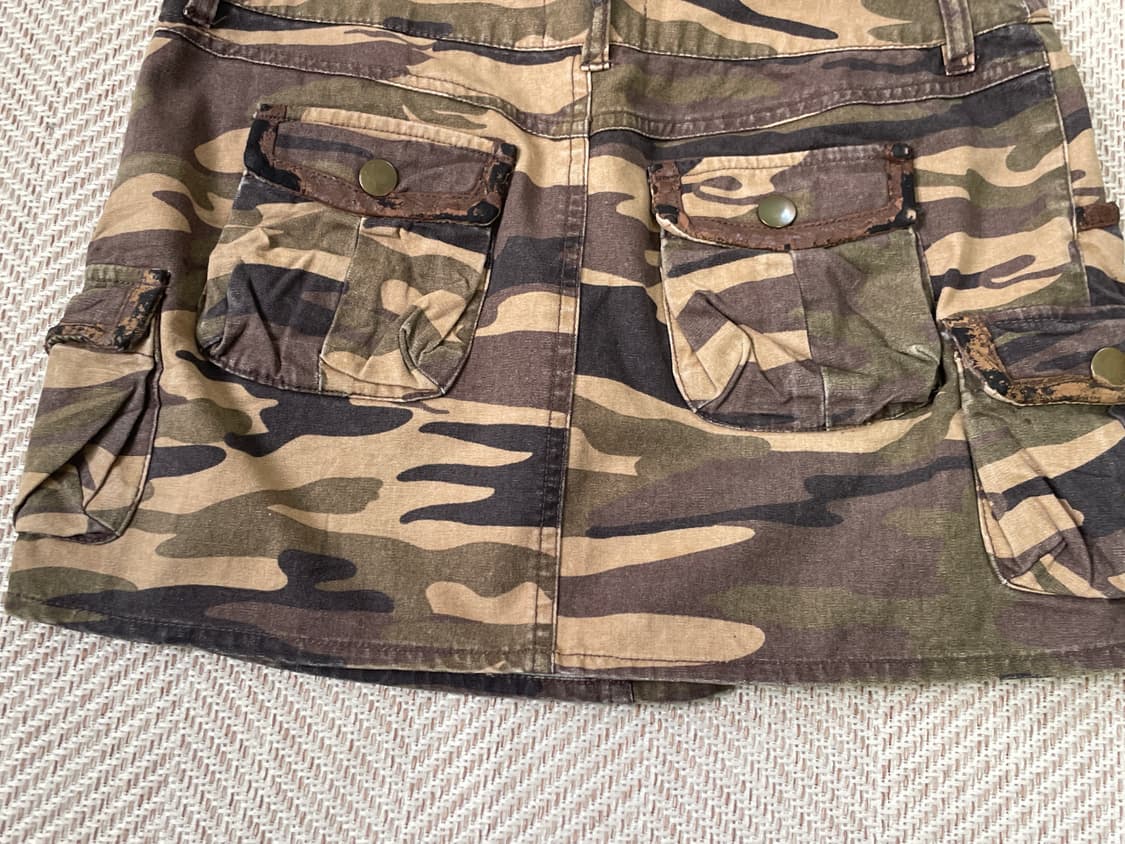 빈티지 밀리터리 카고 스커트 J03518 상품이미지7