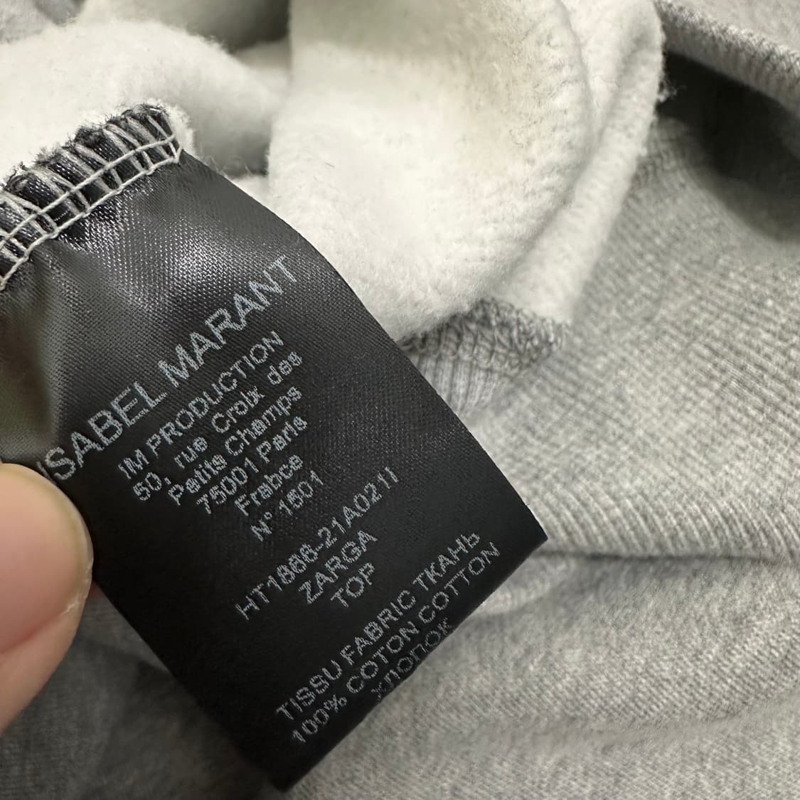 이자벨마랑 marant 여성 기모 맨투맨 상품이미지7